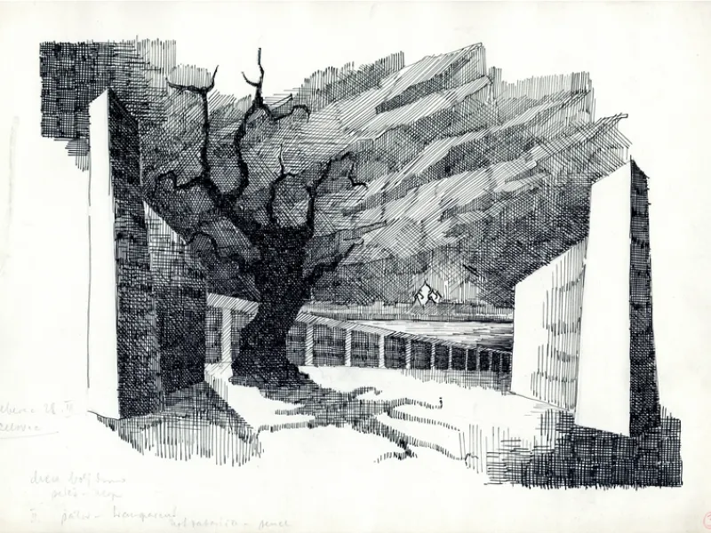 Scenska skica