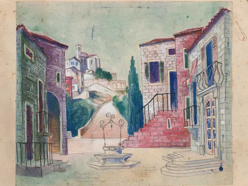 Scenska skica