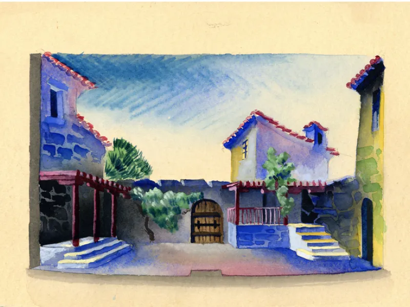 Scenska skica