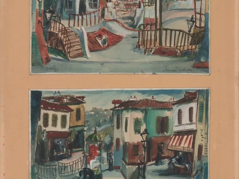 Scenska skica (dve scenski skici)