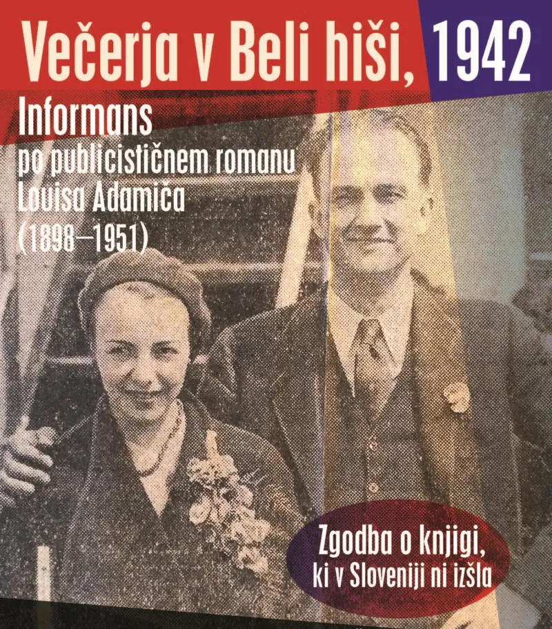 Plakat za informans, moški in ženska v lepih oblačilih